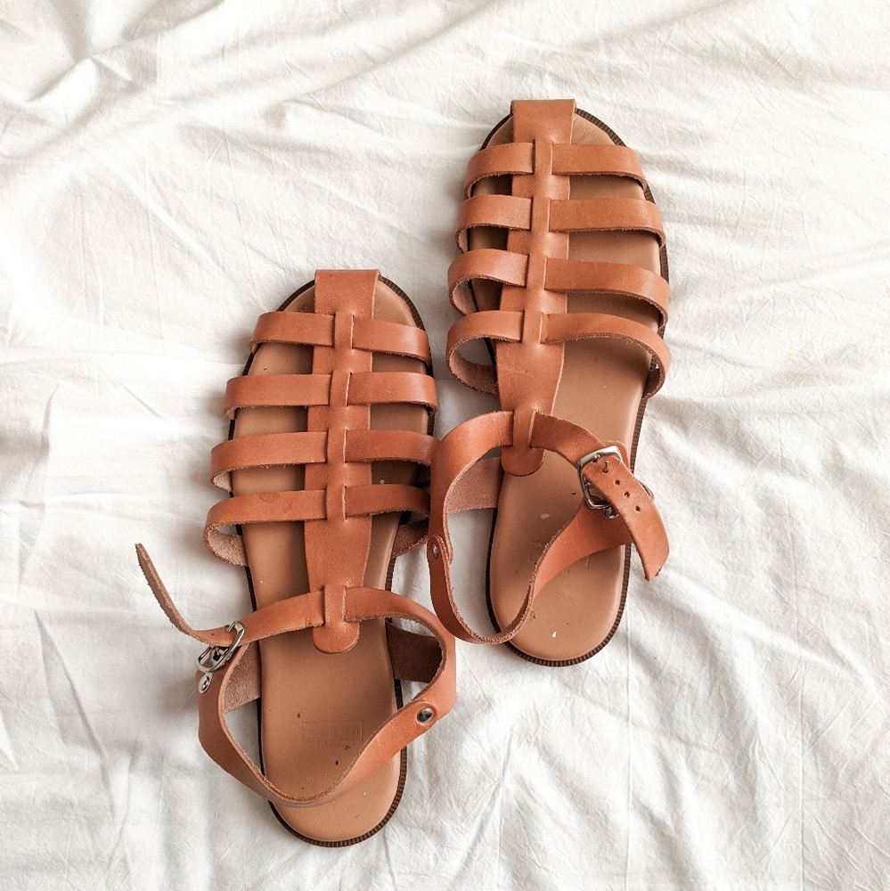 Leather Huarache Sandals Size 10.5